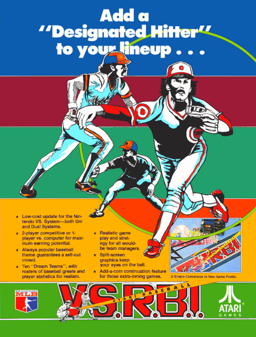 Vs. Atari R.B.I. Baseball (set 1) MAME2003Plus Game Cover